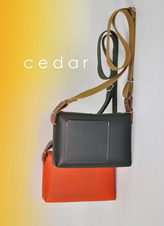 Adventures in Colour with our new Cedar leather crossbody bag coming soon
