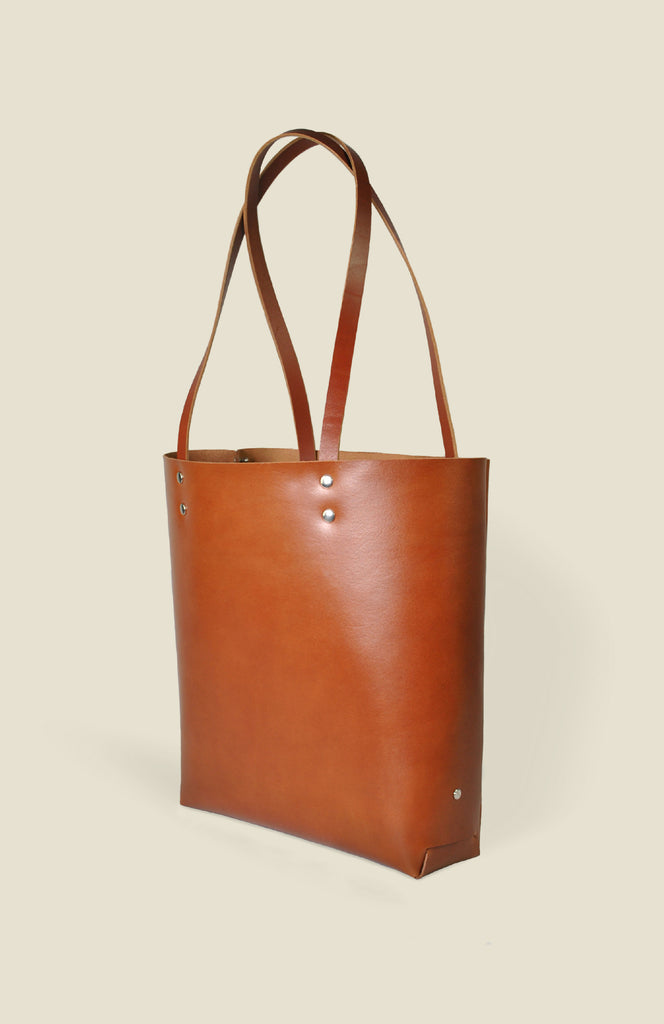 Leather Bear Tote Tan Everyday Carry