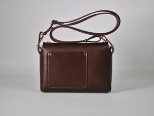 CLASSIC Chestnut Leather Fox Bag