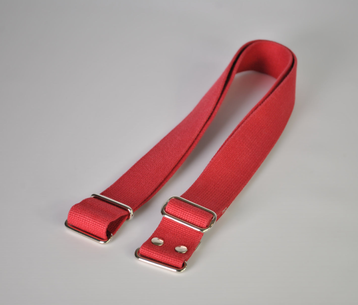 YOU CHOOSE Red Cotton Strap. Strap Only