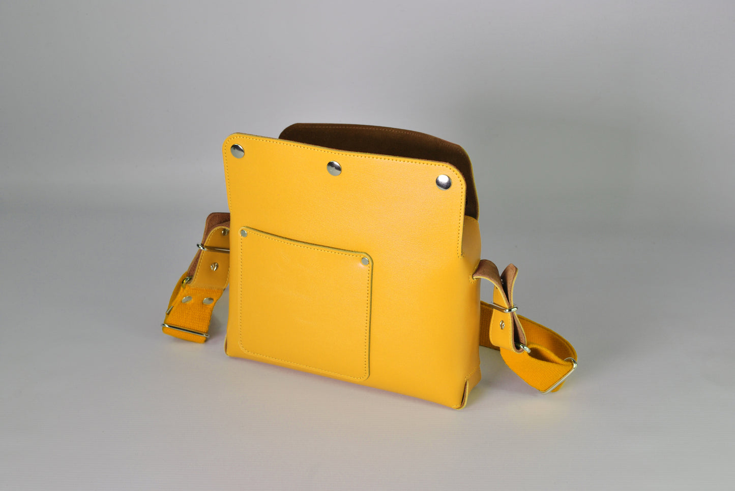 CLASSIC Yellow Leather Fox Bag